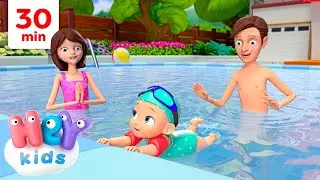 Voy a aprender a nadar como un lindo pez 🏊‍♂️ Canciones para Niños | HeyKids - Canciones infantiles