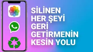 iPHONE'DA VE İCLOUDDAKİ SİLİNEN VERİLERİ GETİRME (Silinen Fotoğraflar, Videolar ve Her Şeyi Kurtar)