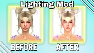 HOW TO GET BETTER LIGHTING IN THE SIMS 4 CREATE-A-SIM!! | Sims 4 Lighting Mod Tutorial