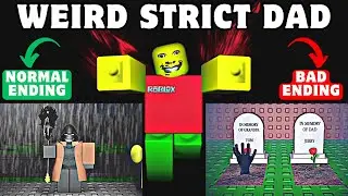 ROBLOX Weird Strict Dad CHAPTER 2 - Full Walkthrough | All Endings