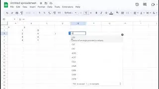 Calculate r the correlation coefficient in Excel or Google Sheets