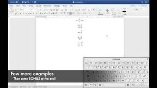 Intro to UnicodeMath! - Advance Equation Typesetting in Microsoft Word - 4