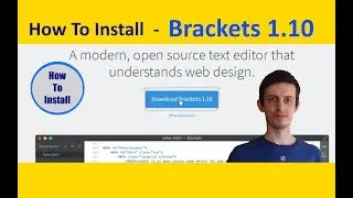 How to Download and Install Brackets.io 1.10 (Free Code Editor) on Windows