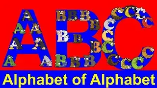 Alphabet of Alphabets /Alphabetimals A-Z / alphabet animals a-z for kids / English alphabet ABC Book