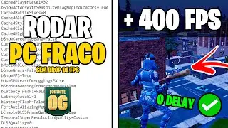 COMO RODAR FORTNITE EM PC FRACO + COMO AUMENTAR O FPS (Fortnite OG, OLD)