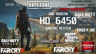 RADEON HD 6450 GAMING REVIEW - 12 GAMES TESTED ON HD 6450 WITH Q9550 - CAN IT GAME IN 2021??