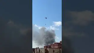 На территории завода имени Ухтомского в подмосковных Люберцах вспыхнул пожар. 15.08.2024г.