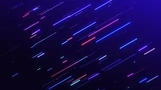 Rounded Neon Multicolored lines Animation Background Video | Footage | Screensaver