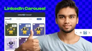 Unique Formula to Upload Carousel on LinkedIn I How To Carousel Design 🎉🔥