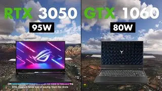 RTX 3050 Laptop vs GTX 1060 laptop | 11 Games Comparison