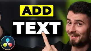 HOW TO Add Text in Davinci Resolve | 18 Tutorial