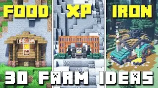 30+ Farm Ideas for your Minecraft World!