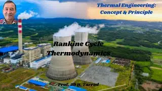 Rankine Cycle Thermodynamics #powerplant #firstlawofthermodynamics #rankinecycle #energyresources