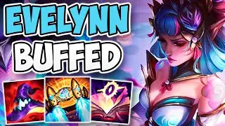 EVELYNN S-TIER AFTER BUFFS! CHALLENGER EVELYNN MAIN GAMEPLAY | CHALLENGER JUNGLE EVELYNN | 12.20