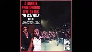 A Boogie With Da Hoodie Performs hit Song “Hello” with Pop Smoke 🕊 on his tour 🔥 #popsmoke #shorts