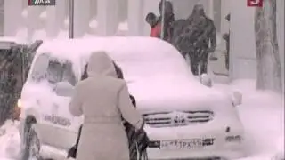 Усть-Камчатск занесло снегом (12.03.2013)