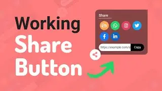 How to make a share button html | Awesome button effect CSS | Modern web Coding Tutorial