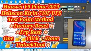 Huawei Y9 Prime Frp Bypass One Click 🤩Done|Huawei Y9 Prime 2019 Frp bypass Unlocktool |Y9 2019 frp