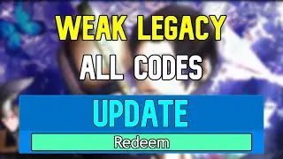 New Weak Legacy Codes | Roblox Weak Legacy Codes