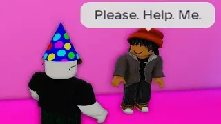 someone is trapped in this Roblox game...