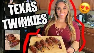 Keto Texas Twinkies in the Oven | Brisket & Cheese Stuffed Jalapeño Peppers!