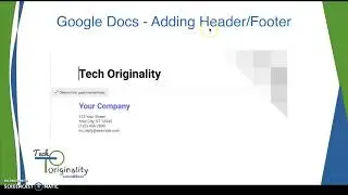 How to add Header and Footer in Docs