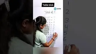 Table of 9 #tableof9 #table #mathstable #shorts