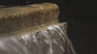 Recording the sound of a fountain under water. Sounds of Nature