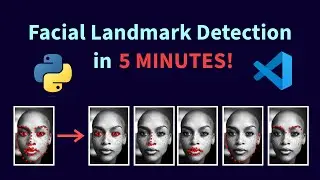 Python Facial Landmark and Feature Detection in 5 Minutes (EASY)