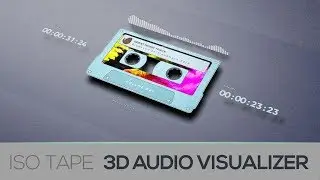 ISO Tape 3d Audio Visualizer