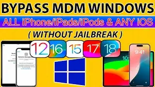 📱✅NEW MDM Bypass Windows iOS 17/16/15 Any iPhone/iPad| Remote Management Lock iPad/iPhone Issue Fix