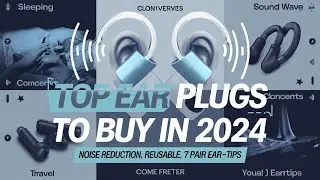 Ear Plugs for Sleeping, Noise Reduction, Reusable, Travel, Work, High Fidelity : Best to Buy in 2024