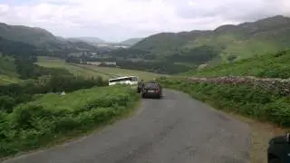 Trying to get a full size coach along Hardknott and Wrynose pass