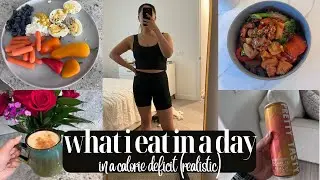 WHAT I EAT IN A DAY | to lose weight, calorie deficit meals, weight loss journey (realistic)