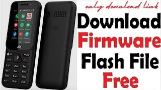 Jio F320B Flash File Firmware