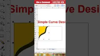Simple Curve Design in Coreldraw | Coreldraw Short | Full VIdeo link In description box