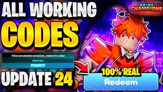 🤯*NEW* All Working UPDATE 24 CODES For Anime Champions Simulator! Anime Champions Simulator Codes