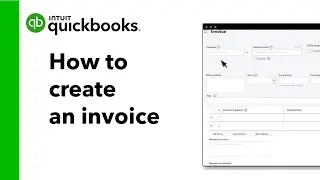 How to create an invoice in QuickBooks Online