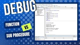 How to DEBUG macro in Excel.