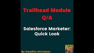 Salesforce Marketer Quick Look