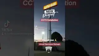 CCTV Installation Project at Unioil Hermosa Bataan 10-24-2023 | #shorts #cctv #cctvcamera #cctvman