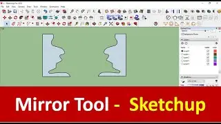 How to mirror in sketchup