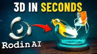 How to Generate 3D Models in Seconds with Rodin Gen-1