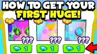 How to get your FIRST HUGE pet in Pet Sim 99! (Free to Play)