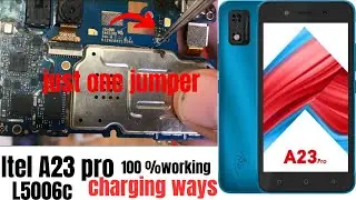 Itel A23 pro/L5006c charging ways jumper 100% working method easy