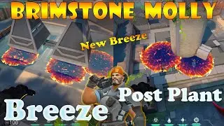 Top 15 New Breeze Brimstone Post Plant Lineups | Brimstone Lineups Breeze | Valorant Tips & Tricks