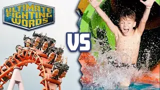 ROLLER COASTER vs WATER SLIDE: Which is More Thrilling? | ULTIMATE FIGHTING WORDS