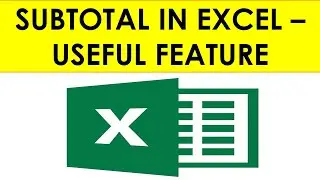 Subtotal in Excel | SUBTOTAL function in Excel | How do you use subtotal in Excel?