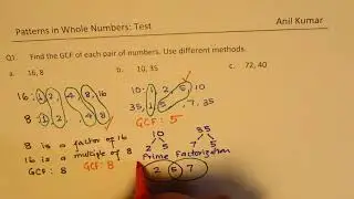 How to Find GCF using 3 Advance Methods