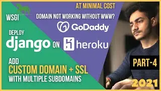 Custom domain on Heroku for Django with SSL Certificate | Deploy Django on Heroku | Part 4